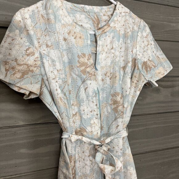 Vintage Handmade Chore Dress Day Dress Cottagecore Simple MIDI Housewife - Picture 6 of 10